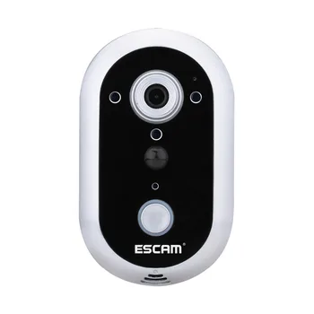 

Newst ESCAM Doorbell QF600 Wifi Mini IP Camera HD P2P indoor Surveillance Night Vision Security CCTV Camera with TF SD Card