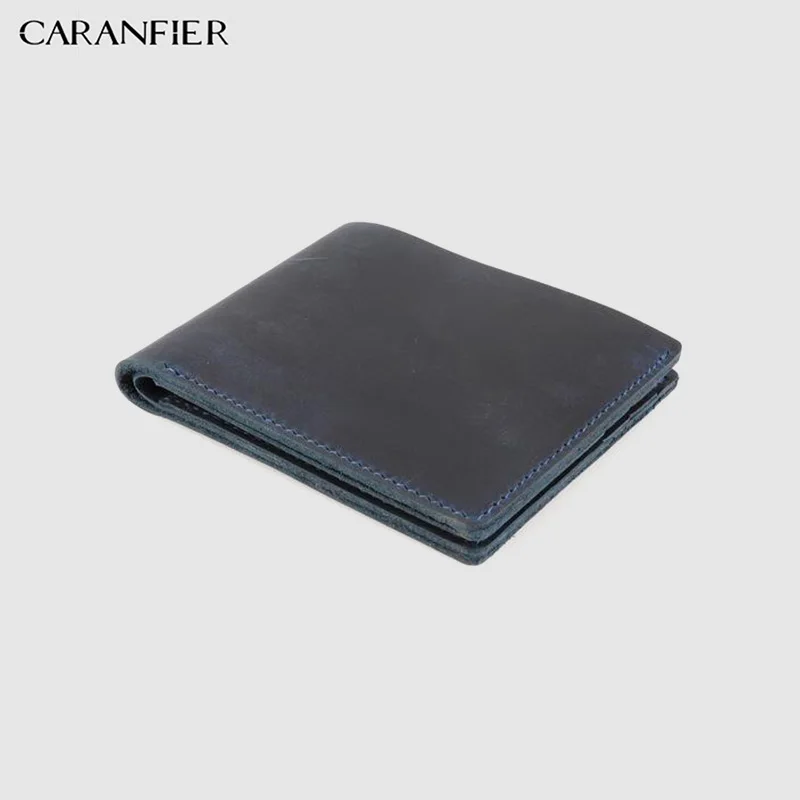 Мужские кошельки CARANFIER из натуральной воловьей кожи высококачественный мужской
