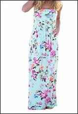 Preself-Floral-Printed-Pleats-Strapless-Long-Dress-Women-Casual-High-Wasit-Pockets-Maxi-Dress-Summer-Sexy