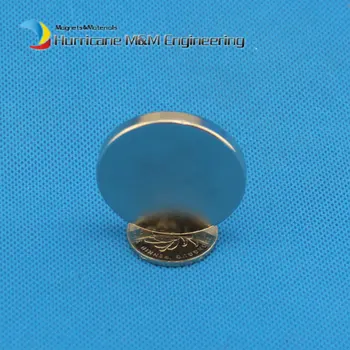 

4 pcs/lot NdFeB Magnet Disc Dia40x5 mm N42 1.57" Super Strong Magnet Neodymium Permanent Rare Earth Magnets