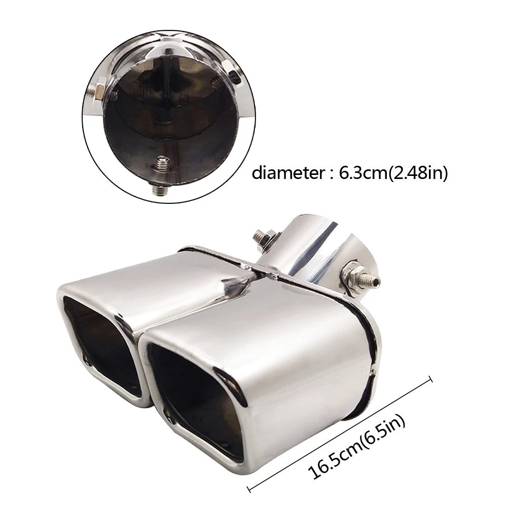 Car Exhaust Muffler Tip Pipe For Ford Focus VW Jetta Santana Bora