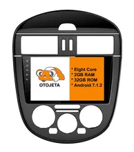 otojeta big screen car DVD player radio headunit tape recorder for NISSAN 11-15 TIIDA Low Level android 8.1 multimedia stereo