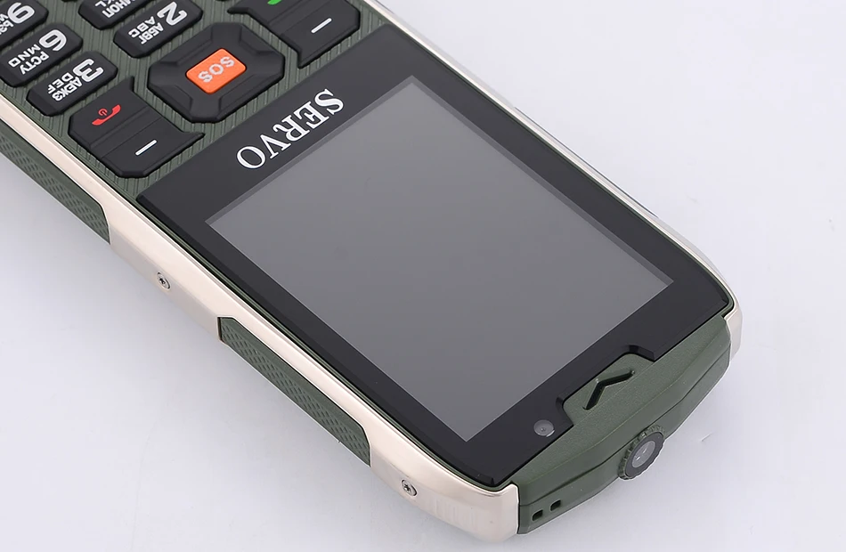 SERVO H8 мобильный телефон 2,8 дюймов 4 sim-карты 4 в режиме ожидания Bluetooth фонарик GPRS 3000 мАч банк питания телефон русский язык клавиатура