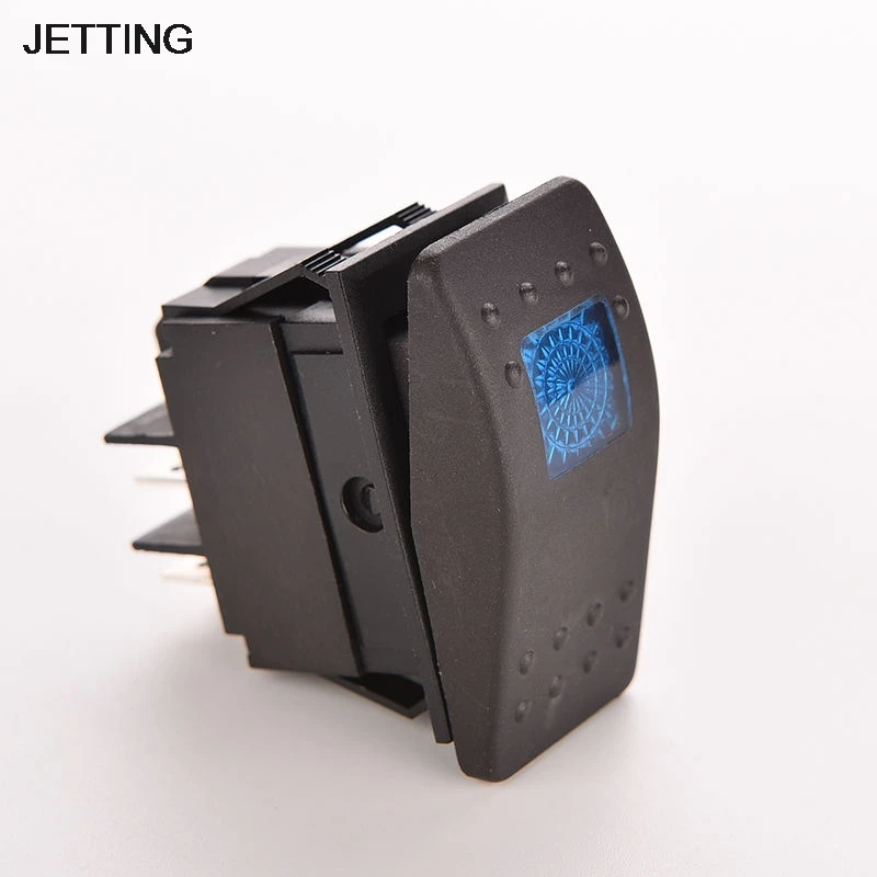 

JETTING Blue New 12V 20A Waterproof Bar ARB Carbling Rocker Toggle Switch Car Boat LED Light