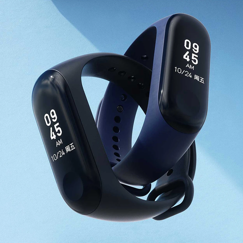 Xiaomi mi Band 3/mi band 2 умный Браслет фитнес-браслет mi Band большой сенсорный экран OLED частота сердечных сокращений сообщения Smartband