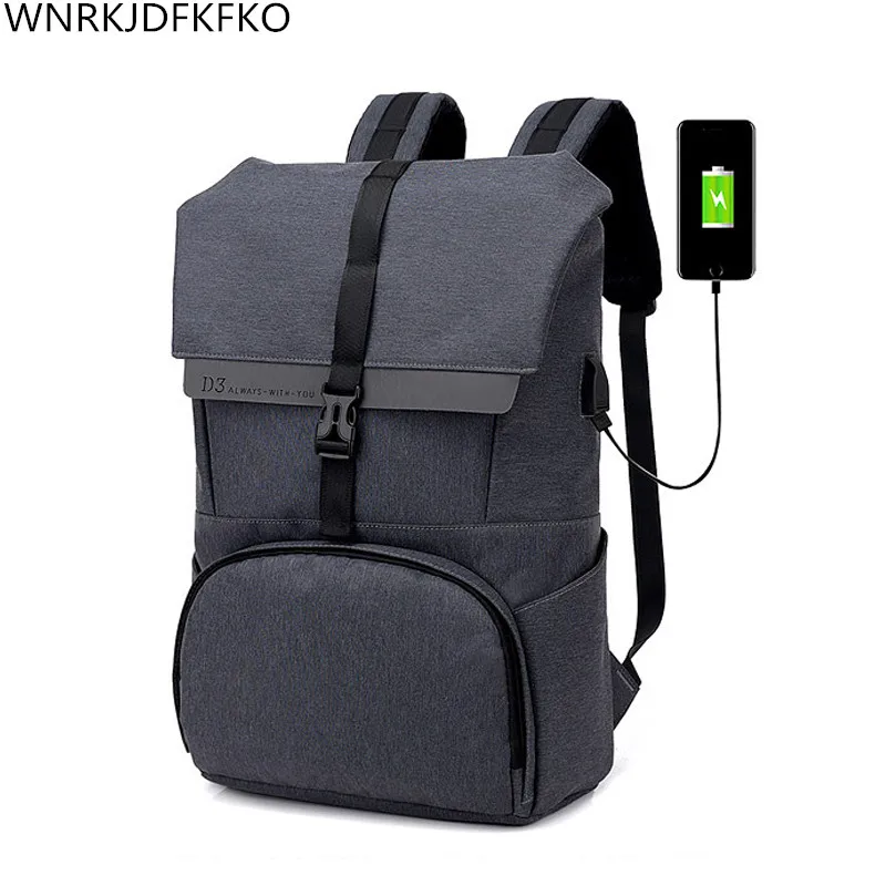 

17 inch Laptop Backpack External USB Charging Computer Backpack Men's Anti-Theft Large Capacity Backpack