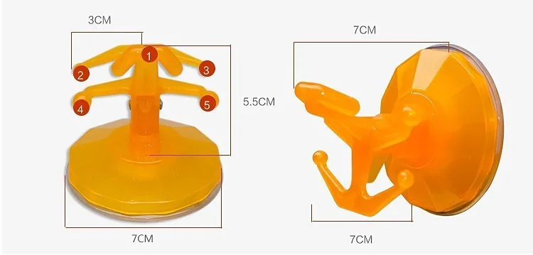 500 шт./упак. Съемный присоске Sucker Стена окна Ванная комната Кухня вешалка Крючки