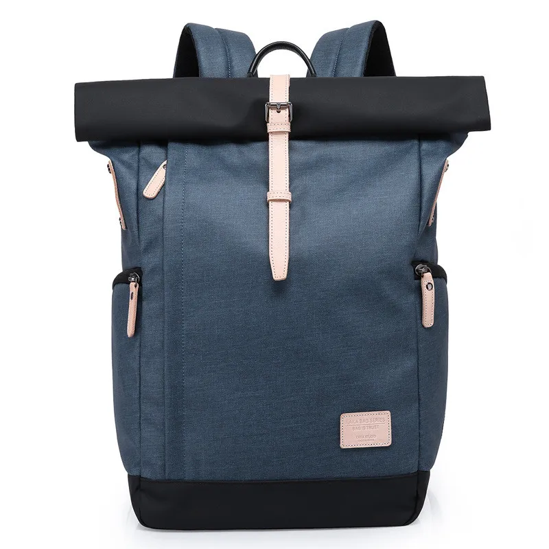 

Men student backpack laptop drawstring school bags multi-function double shoulder bag man luxury Notebook computer backpack tour
