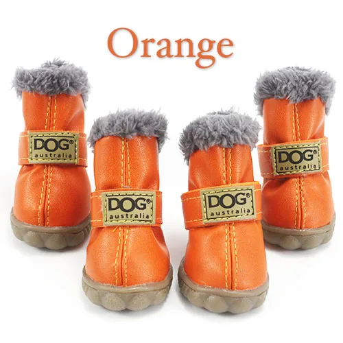 Pet Winter Super Warm Shoes Dogs Boots 4p Houissue