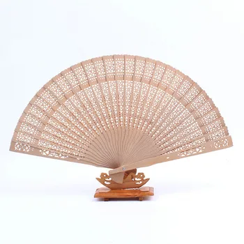 

Free shipping,Wholesale 600pcs/lot Elegant Folding Wooden Hand Fan Wedding Party Favors Best Gift 20cm