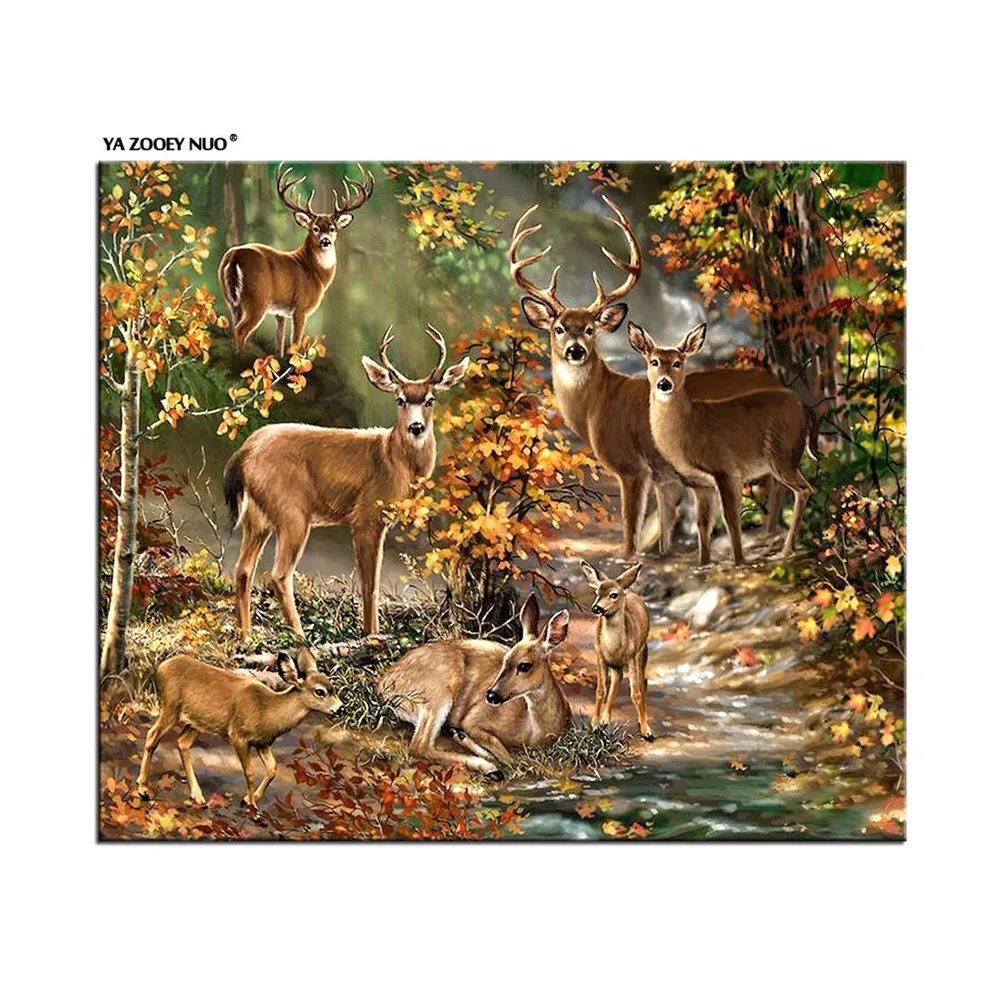 

5D Diamond Embroidery Animals"Deer" Diamond Painting Full Square Diamond Mosaic full kit Sale Cross Stitch Wall Stickers YU262