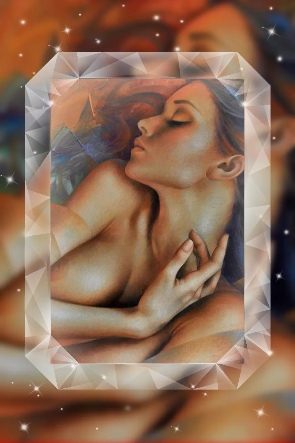 5D DIY Diamond Painting Portrait Sexy Woman Full Square Diamond Embroidery Cross Stitch Nude Art Needlework Home Decor_