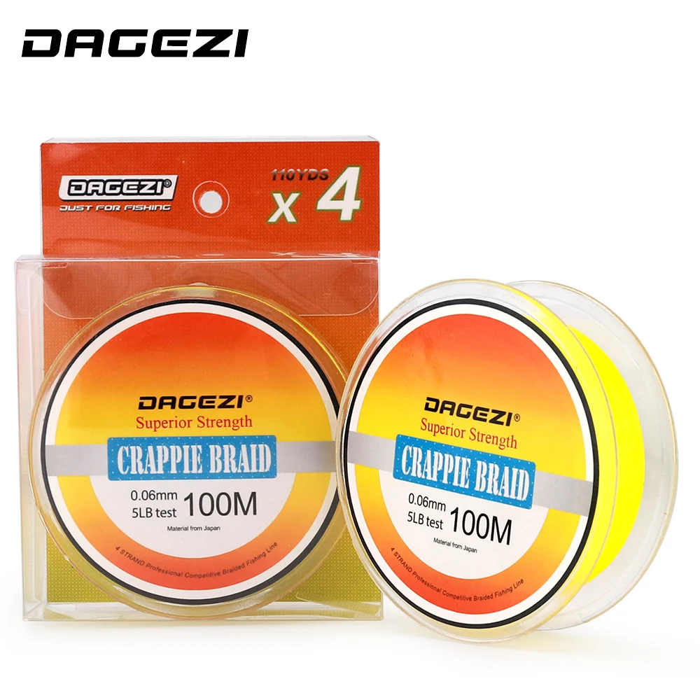 DAGEZI 4 حبلا مضفر خيط صنارة الصيد 0.06 ملليمتر/5LB Crapple مضفر المتعددة الشعيرات سوبر رقيقة خيط صنارة الصيد s حبل زعيم خط DAGEZI 4 حبلا مضفر خيط صنارة الصيد 0.06 ملليمتر/5LB Crapple مضفر المتعددة الشعيرات سوبر رقيقة خيط صنارة الصيد s حبل زعيم خط