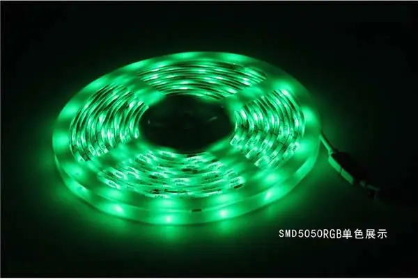 10 компл./лот Новый RGB Светодиодная лента Водонепроницаемый 5 м SMD 5050 300