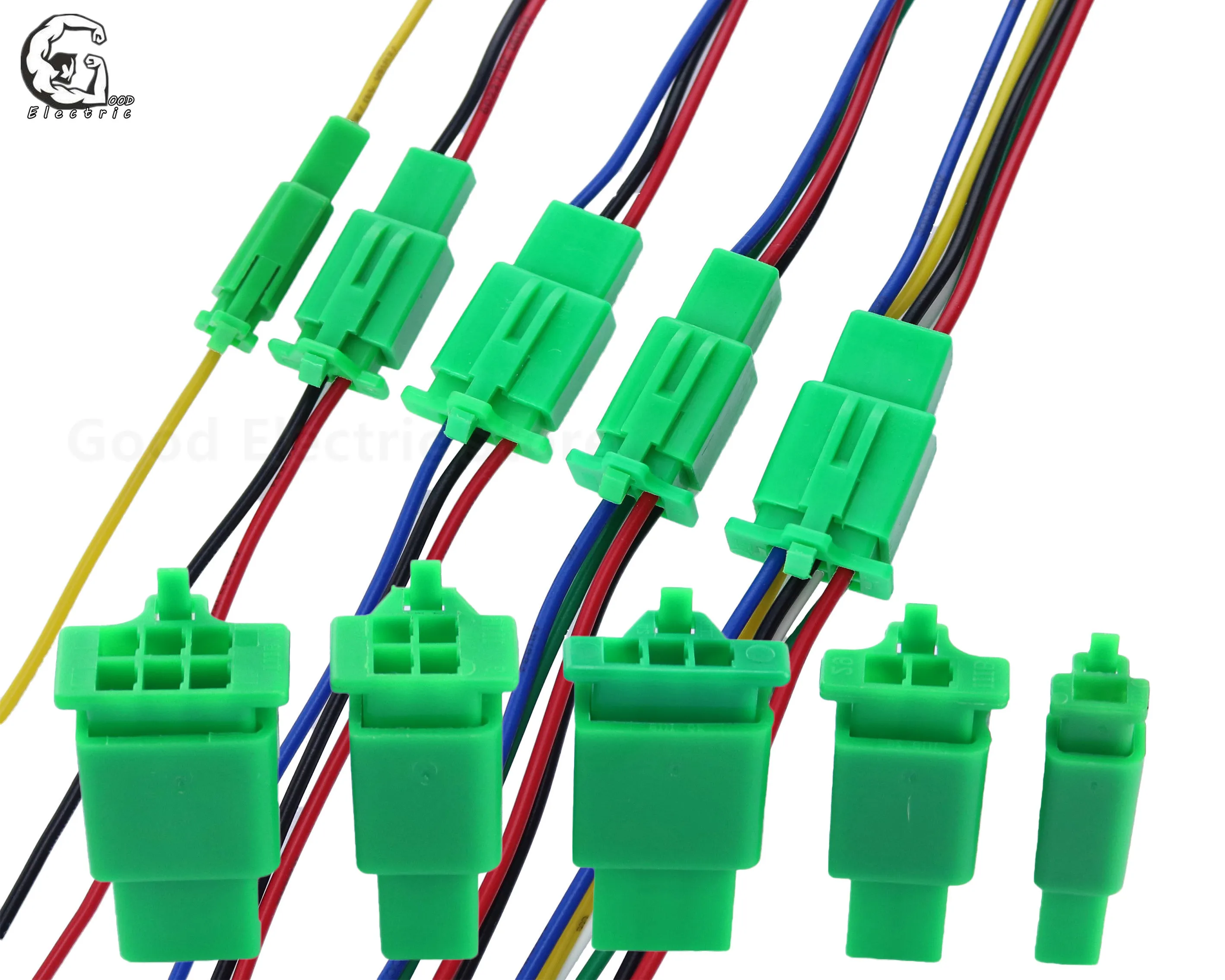 Nylon Vehicle Connector Connector Nylon Butt Plug 1set 2.8mm