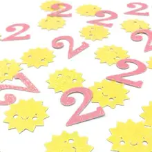 На заказ любой имя и номер телефона с принтом «you are my sunshine день рождения confettis baby shower Разбрасыватели конфетти для стола христианское распятье confettis