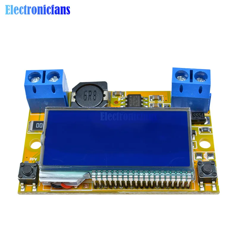 Высокая производительность преобразования! DC-DC 3а STN lcd понижающий модуль питания регулируемый 5-23 В до 0-16,5 в понижающий ток напряжения
