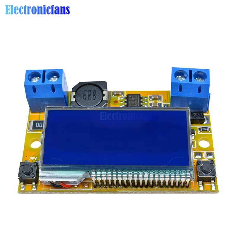 

High Conversion! DC-DC 3A STN LCD Step-Down Power Supply Module Adjustable 5-23V To 0-16.5V Current Voltage Step Down Buck
