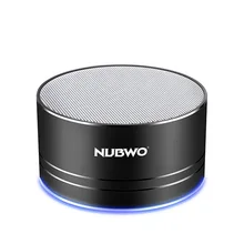 NUBWO Portable Bluetooth Speaker with Mic/Speakerphone,AUX Line,Memory Card Playback Smartphones for Apple/Android Phone