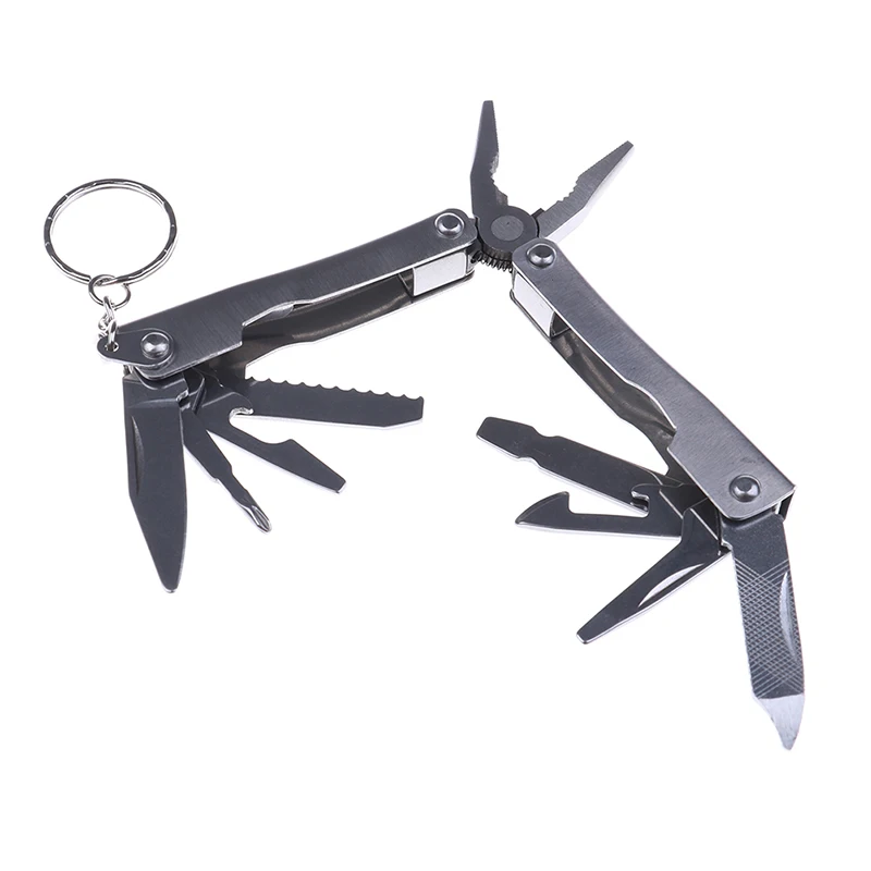 

Portable Stainless Multitool Fold Pocket Folding Knife Pliers 9in 1 Multi Plier Tool Hand Tool Screwdriver Kit