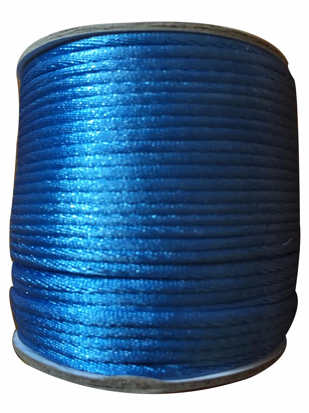 

1.5mm Lt Blue Rattail Nylon Cord Chinese Knot Beading Thread+Macrame Rope Shamballa Bracelet String Cords Accessories 80m/roll