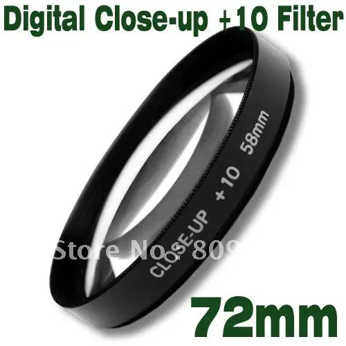 EMOLUX +10 72mm Close Up Camera Effect Glass Lens Filter