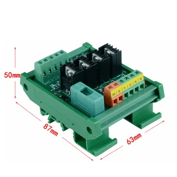 

4 channels PLC amplifier Board dc transistor output protection board solenoid valve drive plate contactless relay