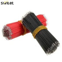 SWILET 400 шт./лот 6 см 26AWG 2 цвета ассорти комплект материнская плата Макет соединительный кабель Провода Луженая для Arduino