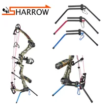 1 Pcs Red/Black/Blue Compound Bow Stand Stainless Steel Bow Frame Durable And Stable Compound Bow Accessory