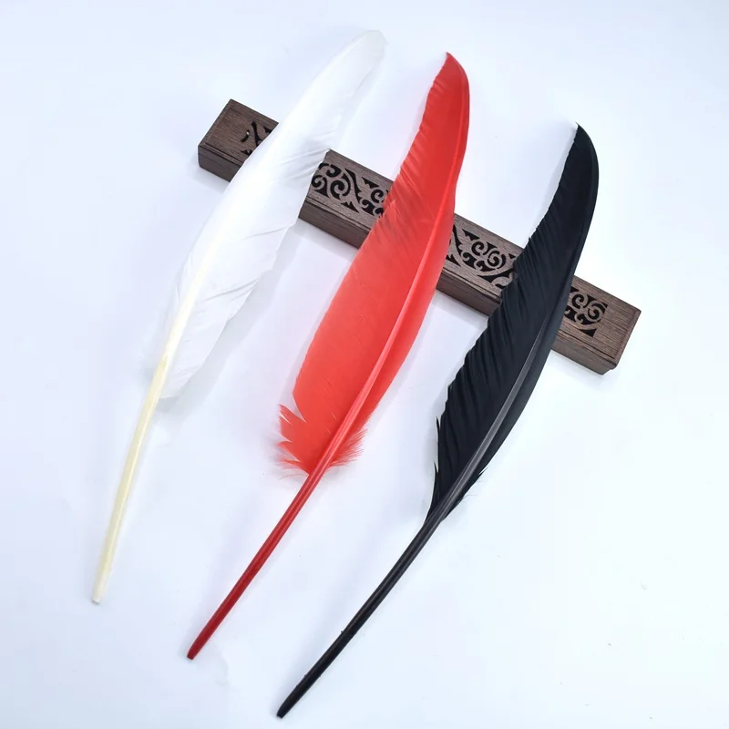 

wholesale 20 piece/lot natural goose feathers long 30-35cm DIY feathers for jewelry making wedding feathers for crafts plumes