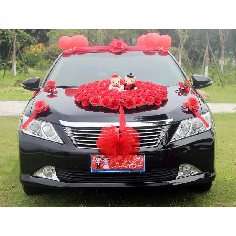 car flower decoration for wedding