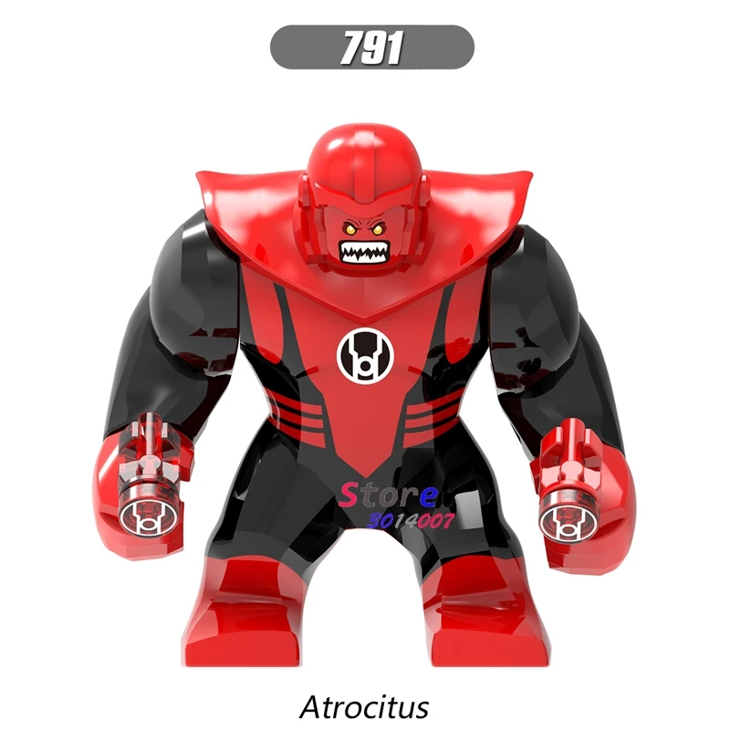 Single Sale Large Big Size Marvel Super Heroes Venom Atrocitus Atros Green Red Lantern Corps Building