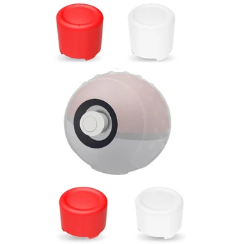

Silicone Soft Case Guards Cover for Nintendo Switch NS Poke Ball Plus Controller Pokeball Eevee Enhanced ThumbStick Grips Caps