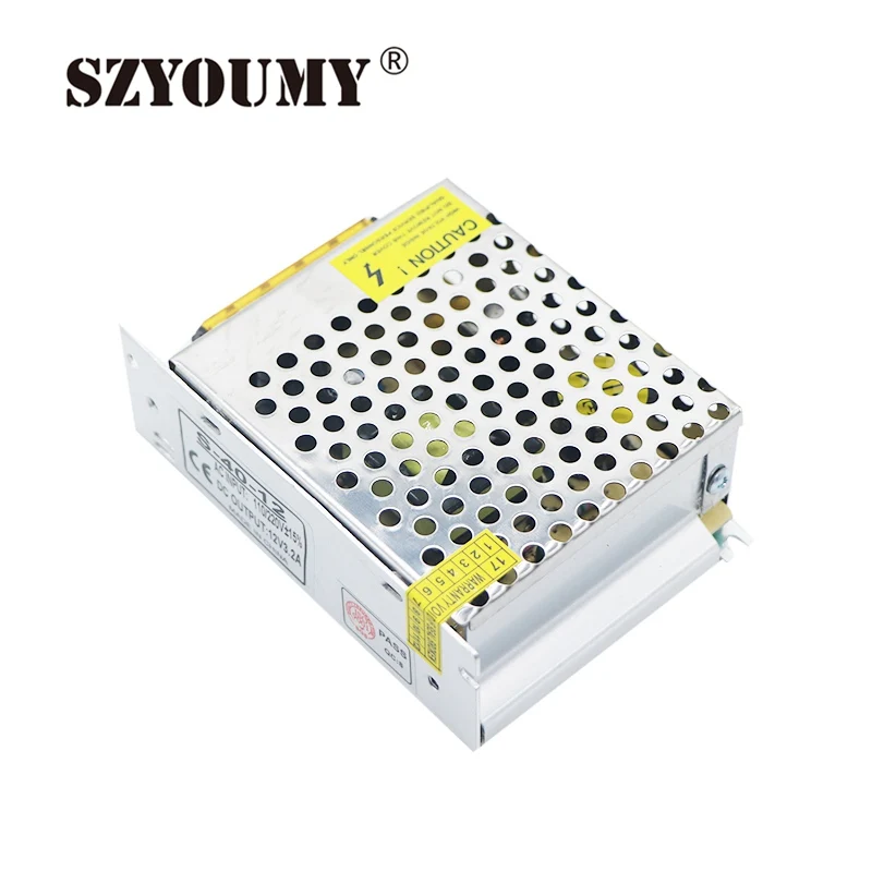 SZYOUMY AC110V 220 V переменного тока в постоянный 12В 3.2A 38 Вт импульсный трансформатор переключатель Питание адаптер драйвер для светодиодные Светодиодные ленты