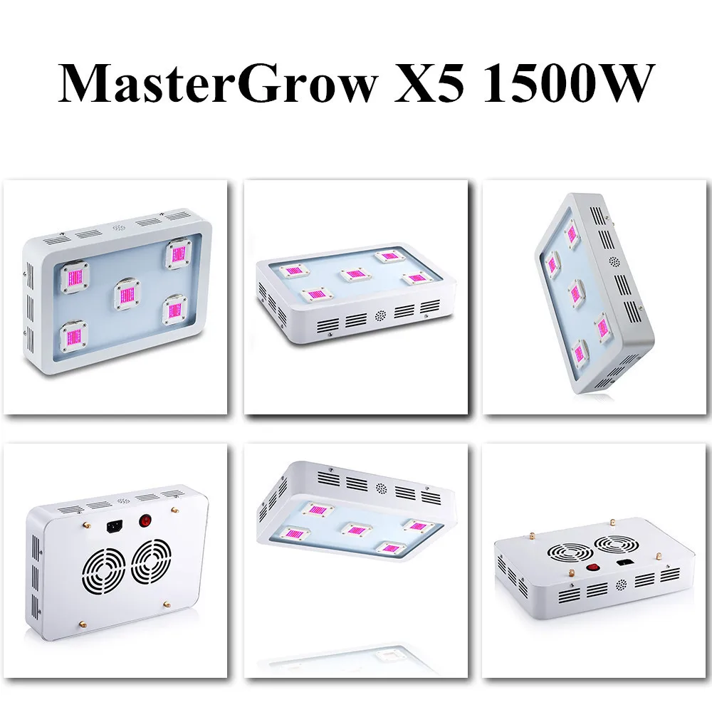 MasterGrow II 900 Вт 1200 Вт 1500 Вт 1800 Вт Светодиодный светильник полный спектр красный/синий/белый/UV/IR 410-730nm для комнатных растений и цветов