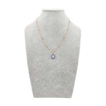 

Go2boho Blue Evil Eye Necklace Women MIYUKI Necklace Gold Chain Kolye Jewelry Insta Fashion Gift Stainless Steel Colar 2019 New