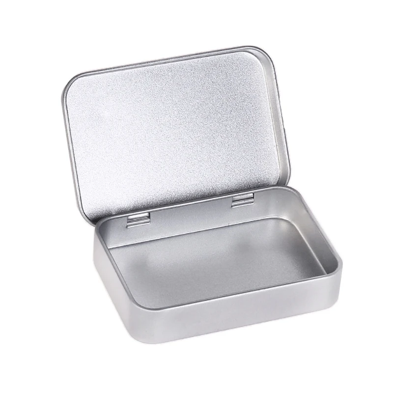 

Mini Metal Box Lighter Gift Case Money Coin Candy Key Tool Sealed Jar Storage