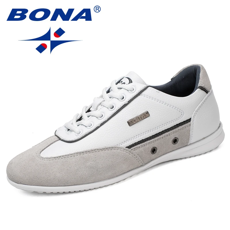 

BONA New Typical Style Men Casual Shoes Lace Up Men Shoes Suede Men Loafers Comfortable Male Flats Light Soft Fast Free Shipping