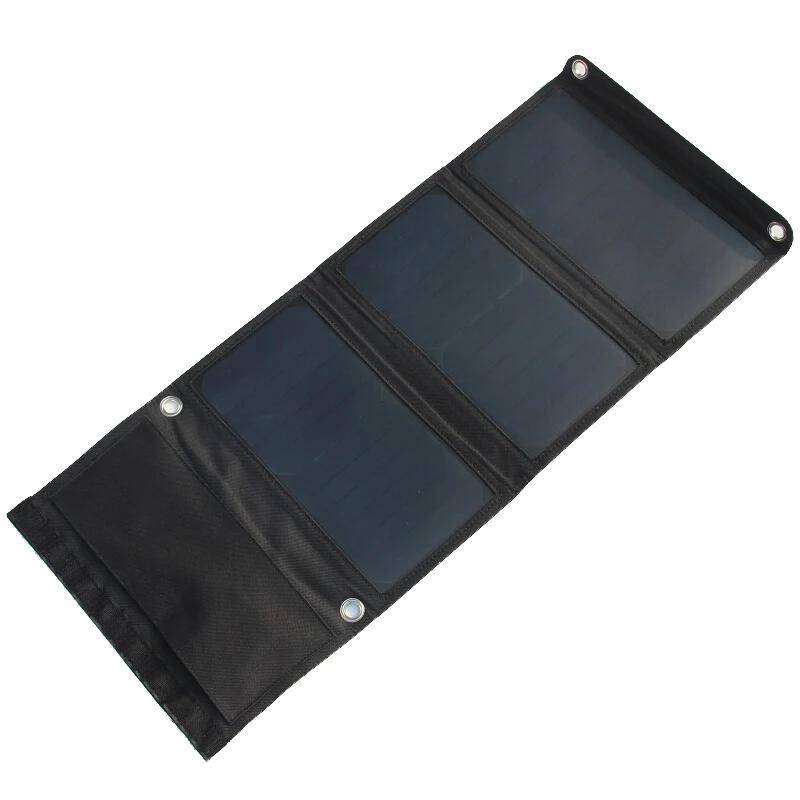 

High Efficiency 21W Foldable Solar Charger Solar Panel Charger For iphone Dual USB Output Battery Charger Sunpower