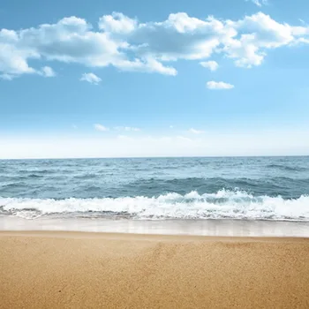 

HUAYI Art fabric Photography Beach Scenery Backdrop Portrait Photo Newborns Background D-7966