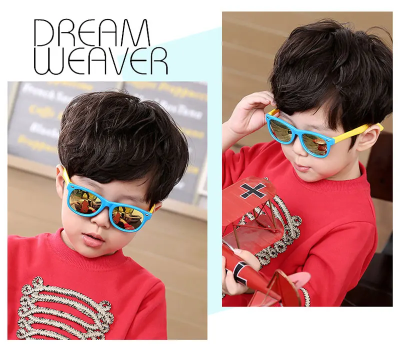 Квадратный поляризационные солнцезащитные очки для женщин дети обувь девочек мальчиков дети Eyegalsses детская картонная Защита от солнца очки г