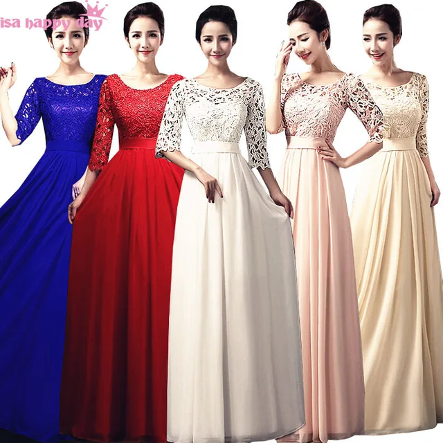 Dark Blue Petal Pink Bridesmaid Long Occasion Women Dress With Dark Blue Petal Pink Bridesmaid Long Occasion Women Dress With Sleeves Champagne Mother Of The Bride