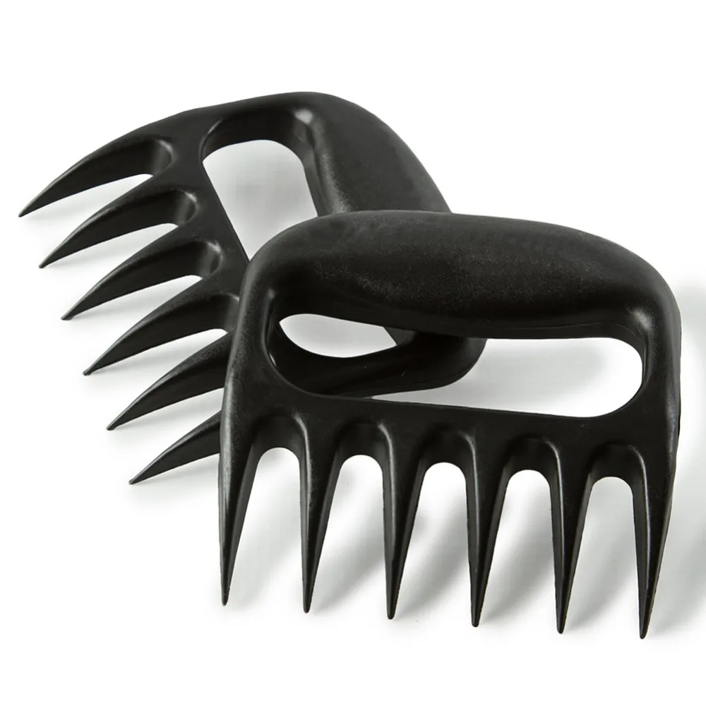 2 шт. мясные когти для барбекю в виде медвежьей лапы измельчитель свинины