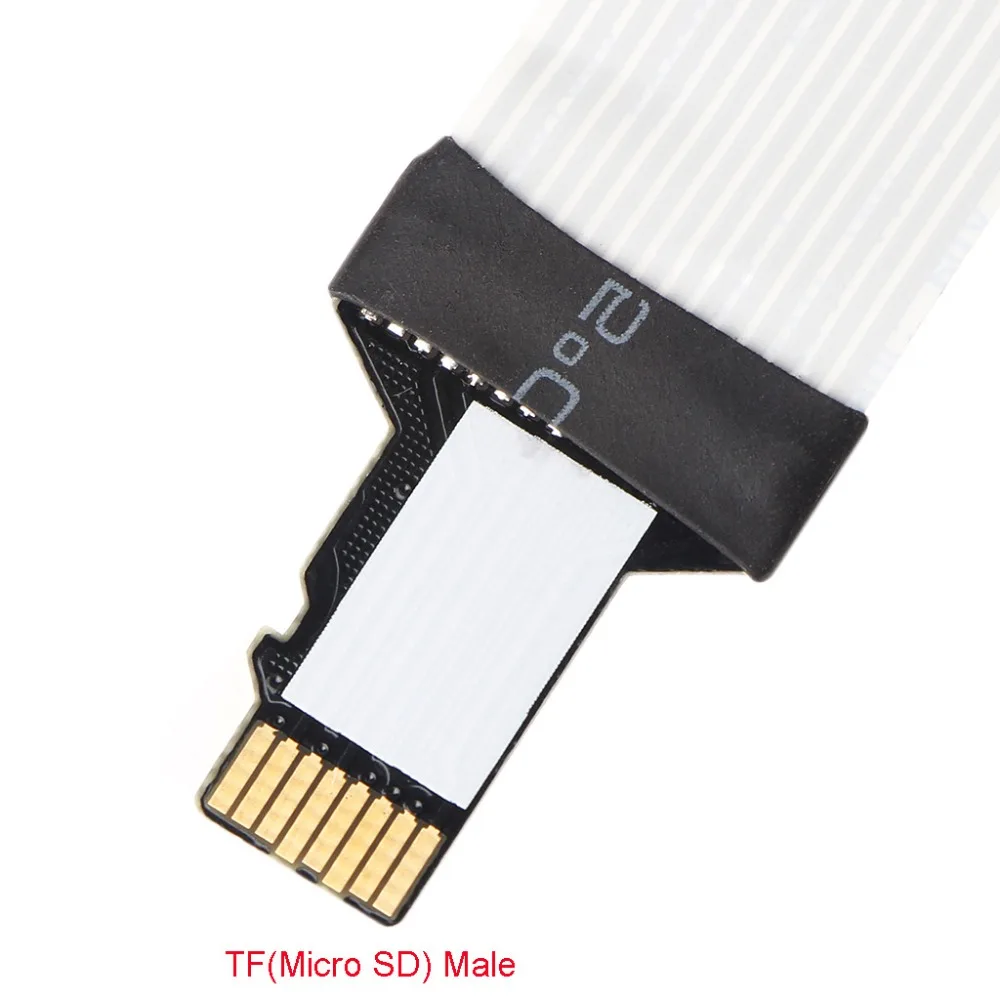 TF мужчин и Micro SD карты женский гибкая карта удлинитель адаптер ридер для автомобиля gps мобильного телефона 25 см/48 см/60 см