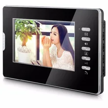 SmartYIBA 7 ''цветной экран TFT lcd Квартира видео внутренний монитор для видеодомофона дверной звонок Система дверного телефона