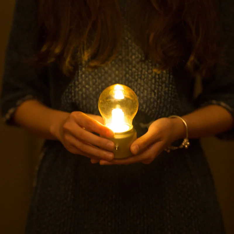 USB Rechargeable Bulb Shaped LED Night Light14