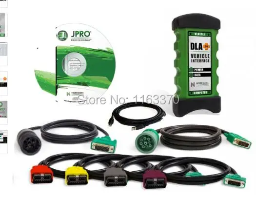 Высокое качество JPRO DLA+ 2,0 интерфейс автомобиля дизель новейшее V2 программное обеспечение сверхмощный грузовик сканер автопарк диагностический инструмент