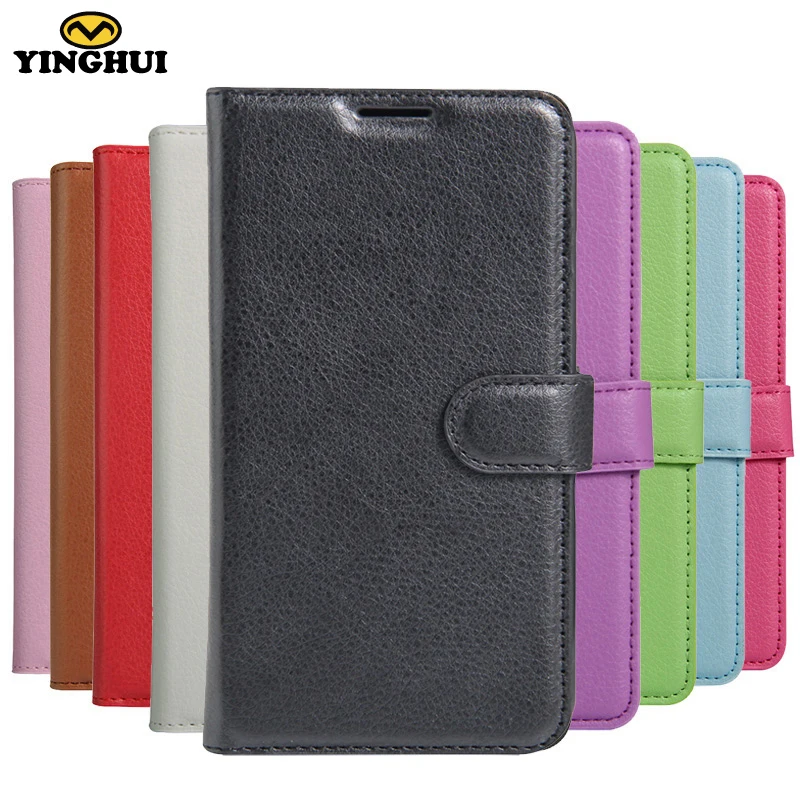 

For Huawei Honor 8 Case Honor 8 Lite 8 Pro 8C Cases Stand Lichee Pattern Leather Wallet Flip Cover Case For Huawei Honor 8X Max