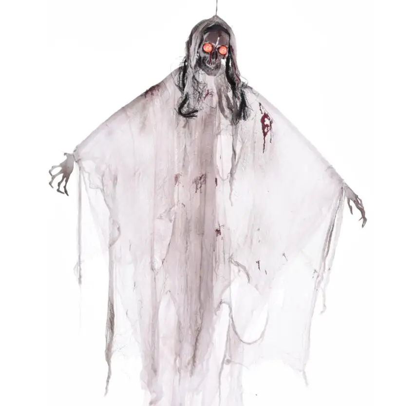

Halloween props haunted house secret room trick terror 1.8m hanging ghost bar scene decoration supplies