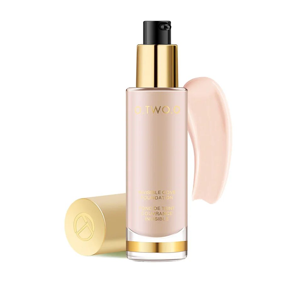 Maquiagem à Prova O.two.o Líquido Fundação Invisível Cobertura Completa Maquiagem Corretivo Clareamento Hidratante d' Água 30 ml 6 Base p/ rosto